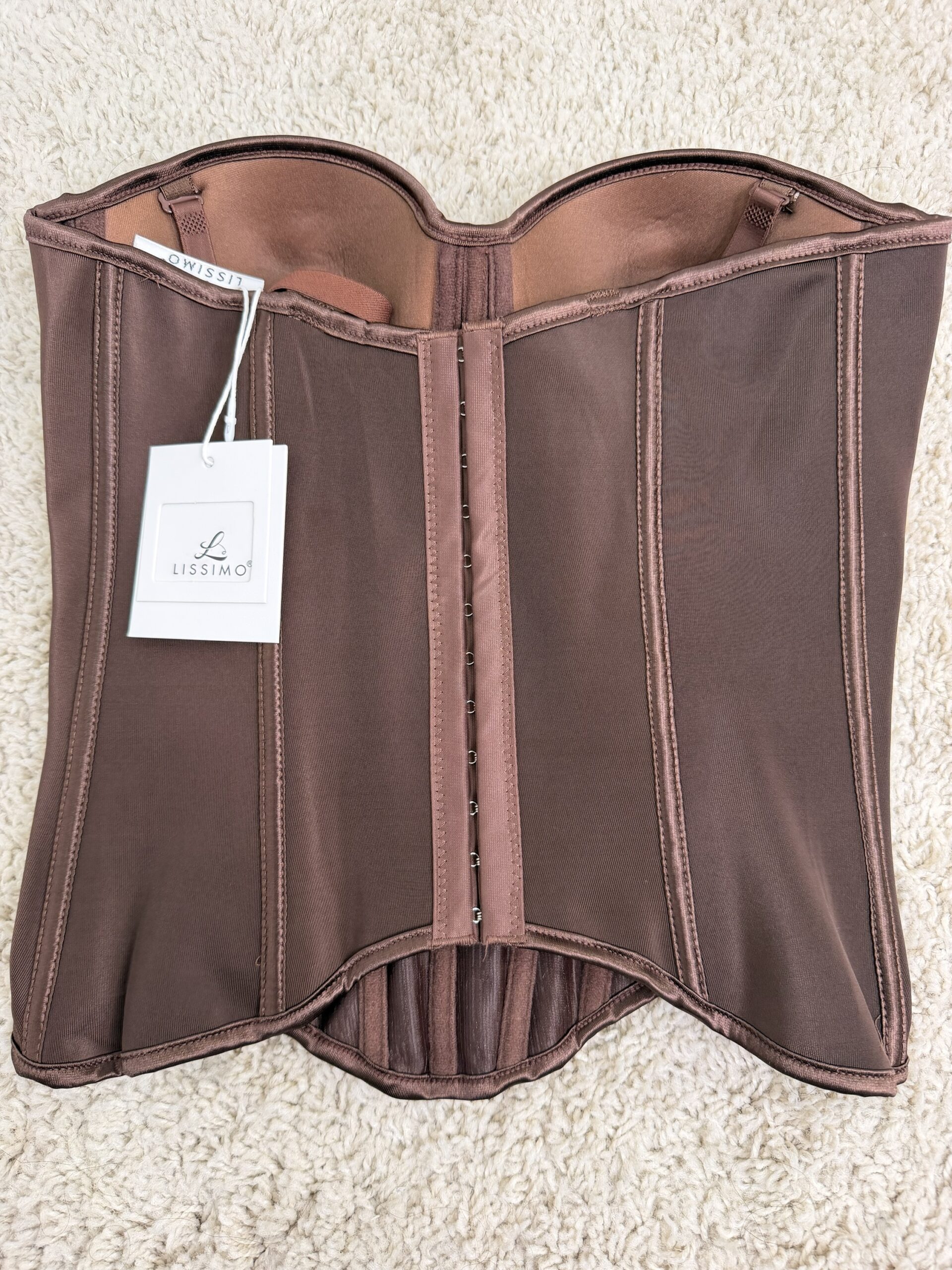 Top Corset Isabel Marrón - Imagen 2
