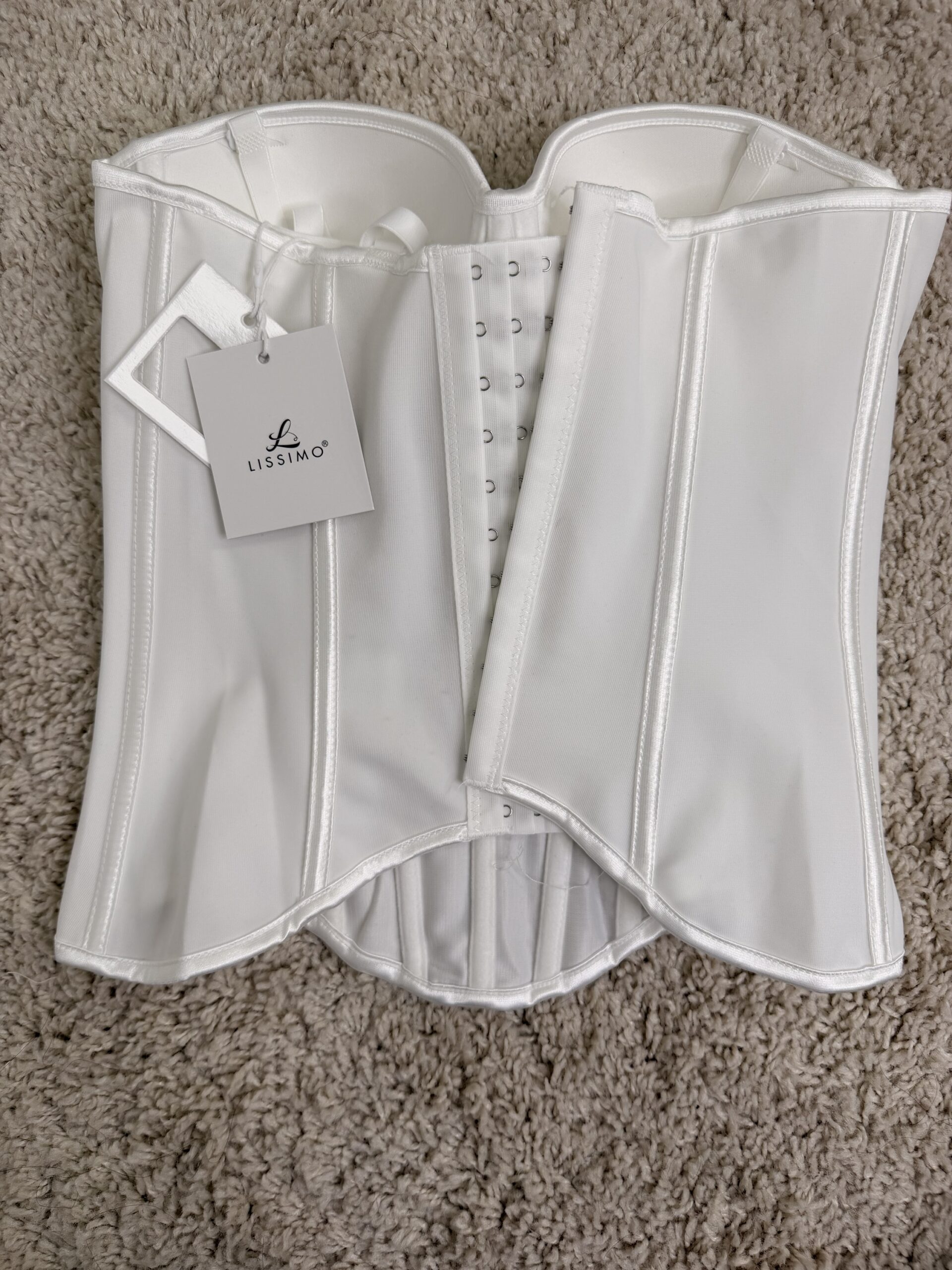 Top Corset Isabel Blanco - Imagen 2
