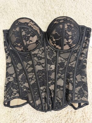 Top Corset Gabriela Negro