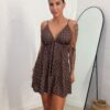 Vestido Corto Lunares