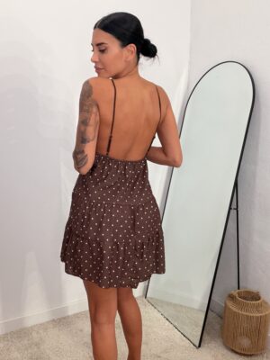 Alternative view of Vestido Corto Lunares