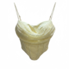 Top Encaje Cascada Amarillo