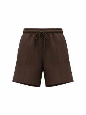 Pantalón chándal corto chocolate