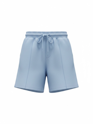 Pantalón chándal corto celeste