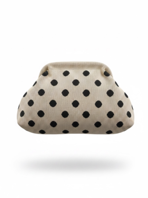 Bolso Lunares Beige y Negro