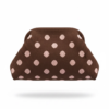 Bolso Lunares Chocolate y Rosa