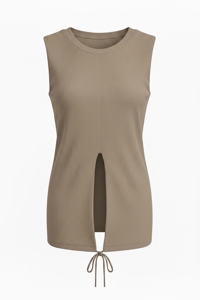 Top Cruzado Taupe