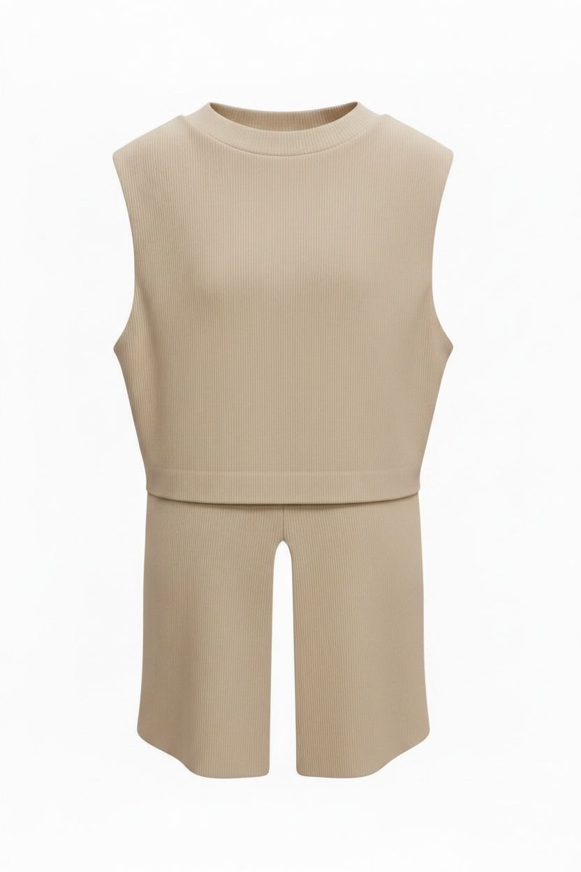 Top Cruzado Beige - Imagen 2