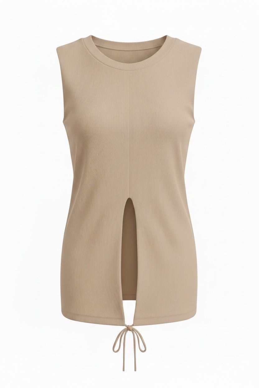 Top Cruzado Beige