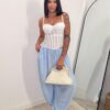 Top Corset Balconette Blanco