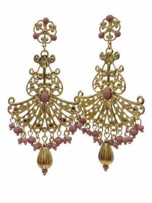 Pendientes Esencia Andaluza Rosa Palo