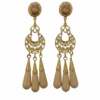 Pendientes Giralda Beige