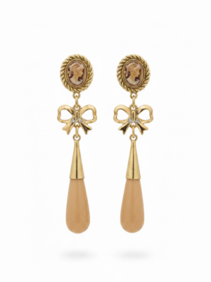 Pendientes Triana Beige