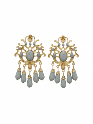 Pendientes Alma Verde Agua Pastel