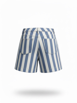 Alternative view of Bermudas Rayas Azul y Blanco