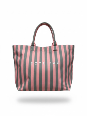 Bolso Tote Bag Rosa y Verde