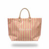 Bolso Tote Bag Rosa y Amarillo