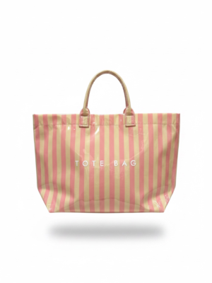 Bolso Tote Bag Rosa y Amarillo