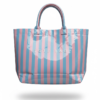 Bolso Tote Bag Rosa y Azul