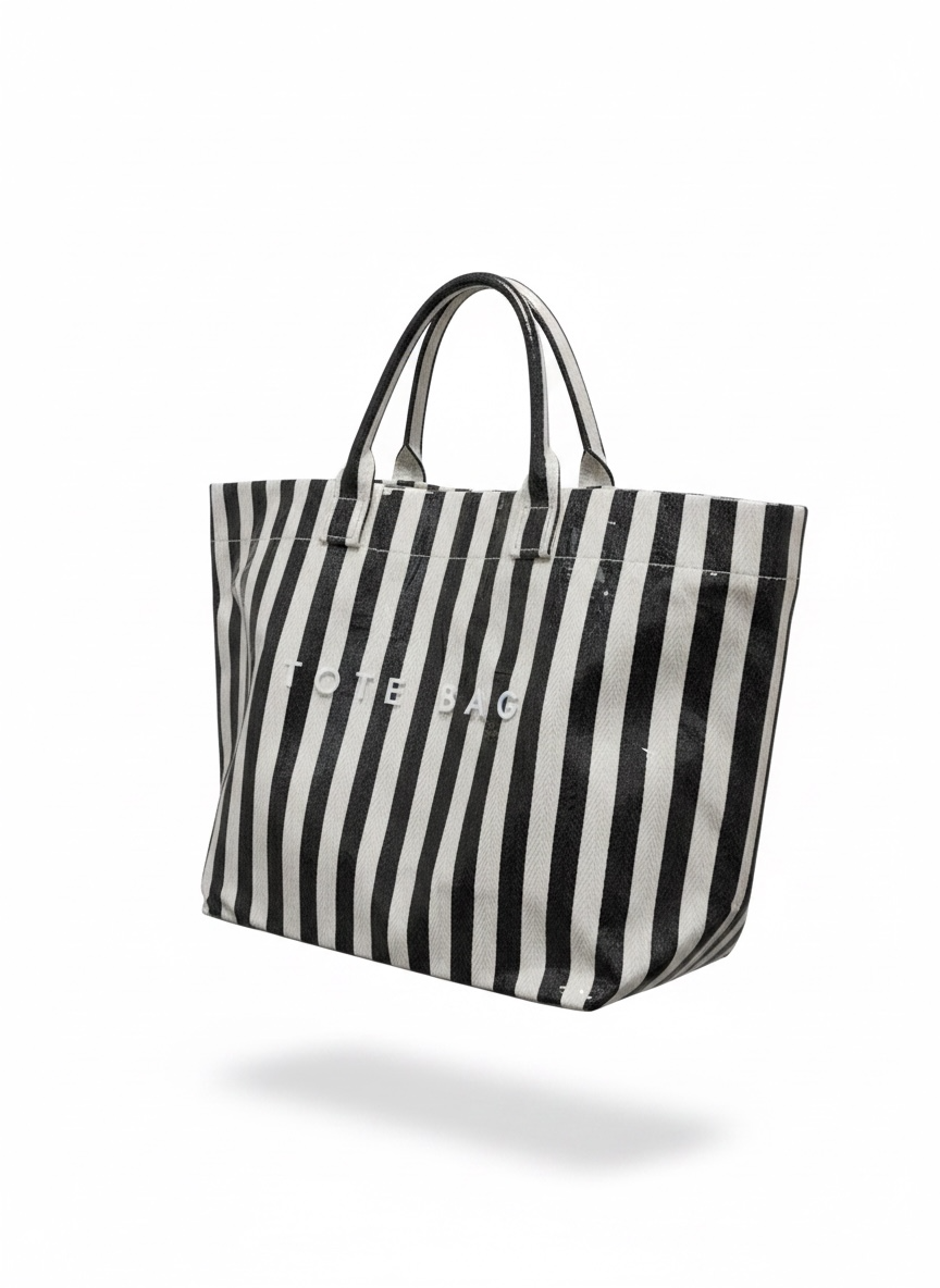 Bolso Tote Bag Negro y Blanco