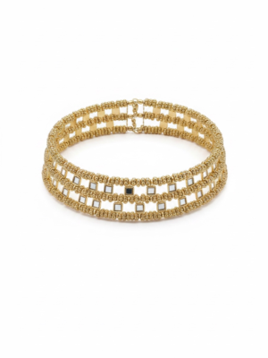 Collar Choker Cuadrados