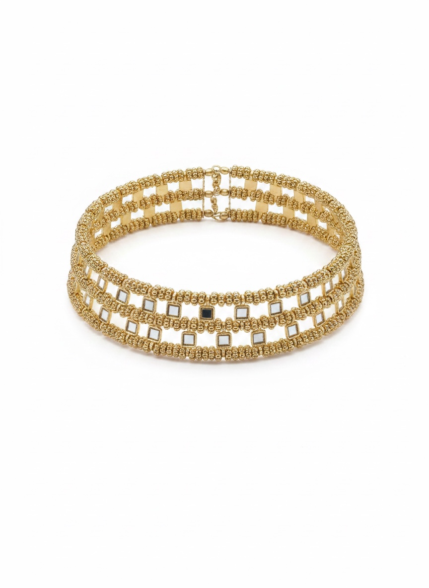Collar Choker Cuadrados