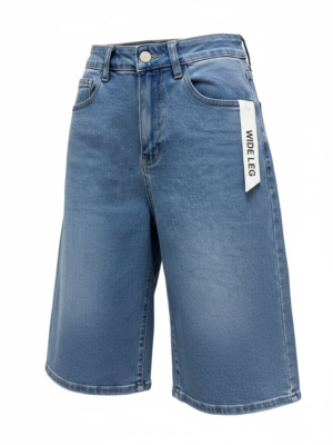 Bermudas Demin Wide Leg