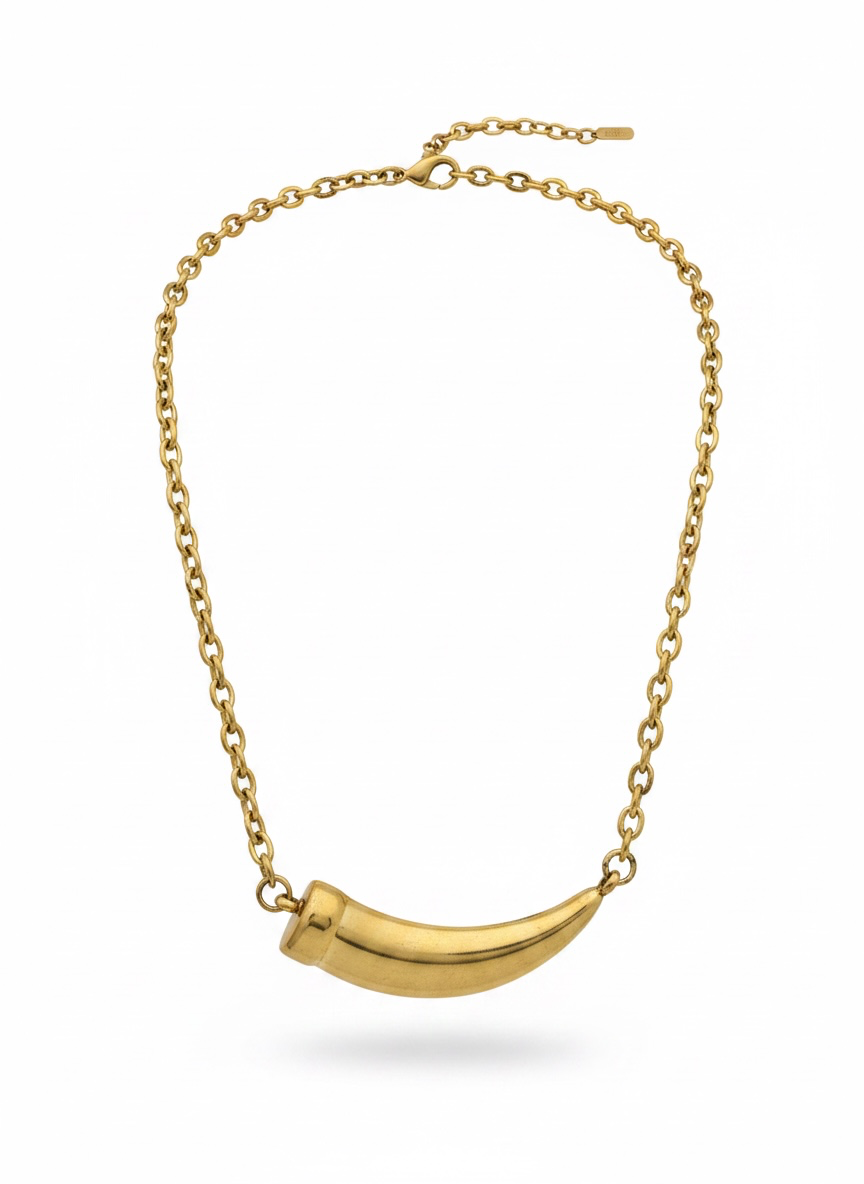 Colgante Cuerno Dorado