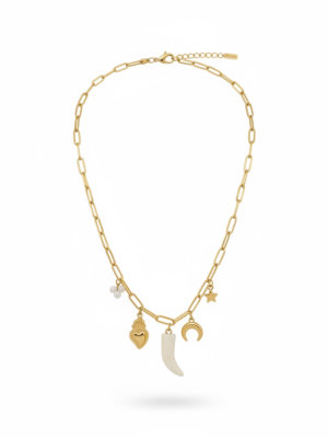 Cadena Charms Blanco