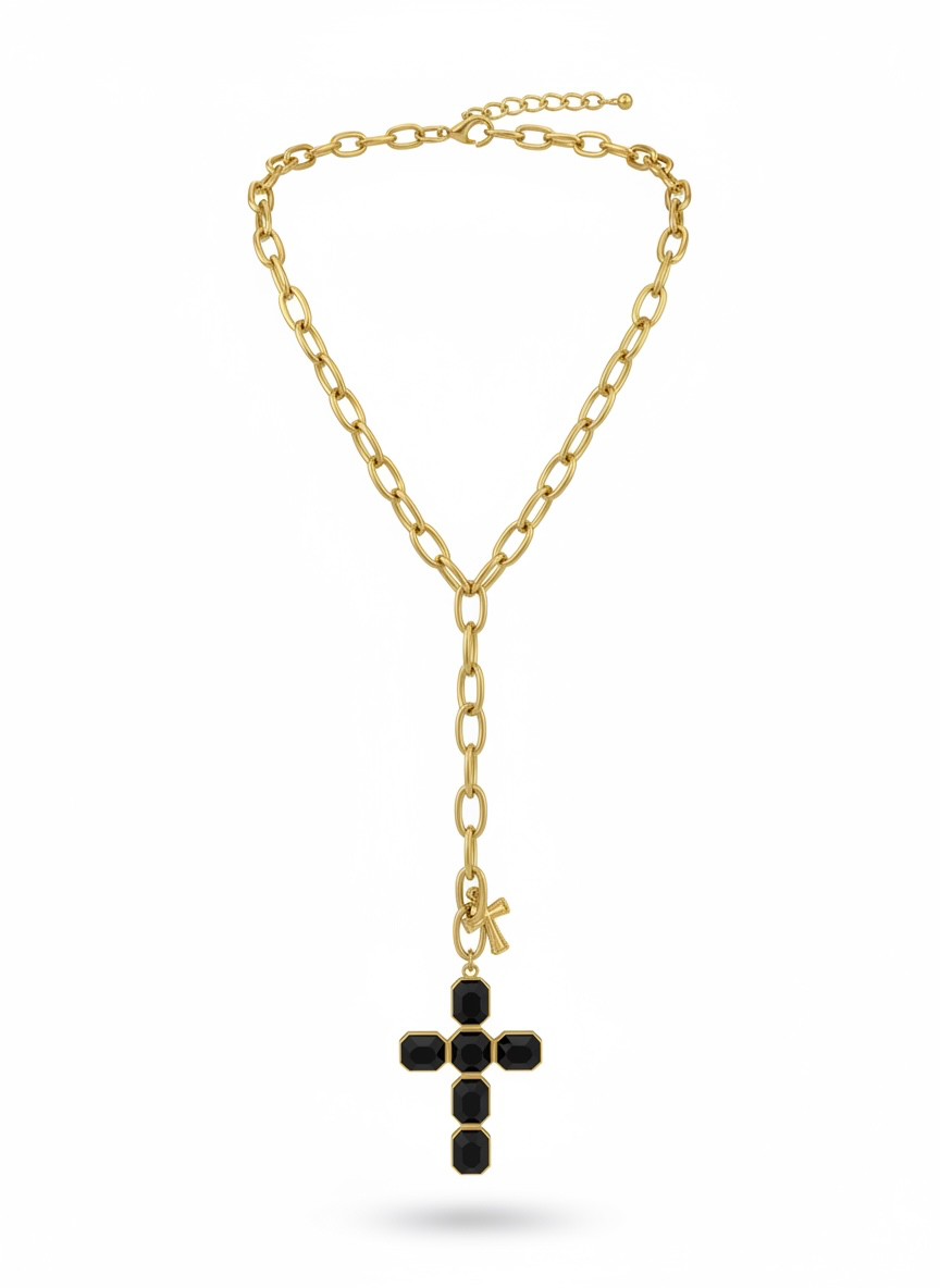 Collar Cruz Negra