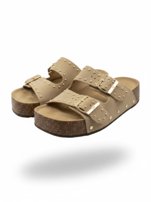 Sandalias Tachuelas Khaki
