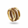 Conjunto de Pulseras Marrón Caramelo