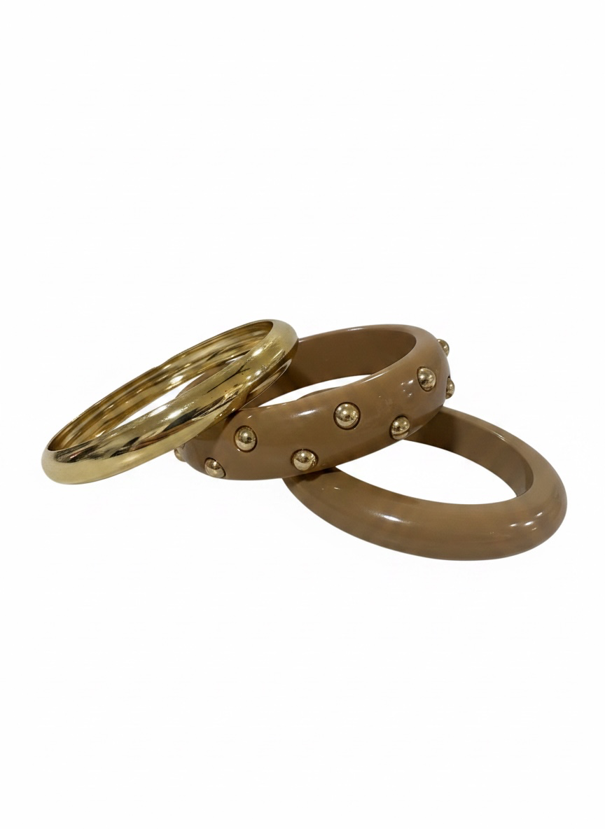 Conjunto de Pulseras Tachas Camel