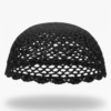 Gorro Casquete Crochet Negro