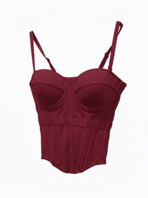 Top Corset Balconette Burdeos