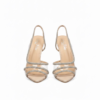 Sandalia Stiletto Tacón Brillo
