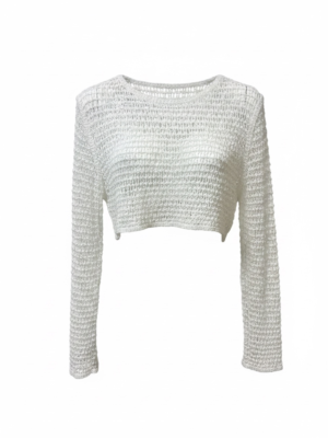 Camiseta Crochet Blanca