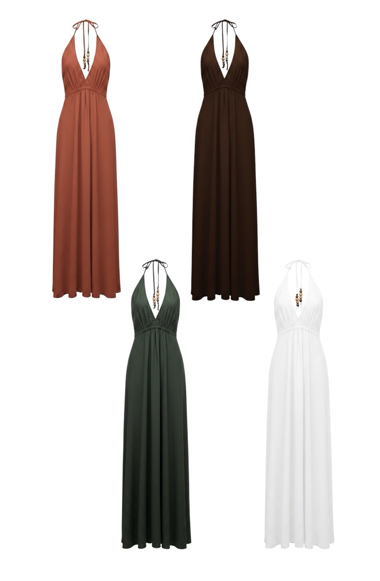 Vestido Largo Detall Piedras