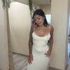 Vestido Brocado Tirante - Imagen 2