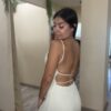 Vestido Brocado Tirante - Imagen 3
