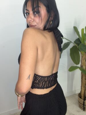 Alternative view of Top Halter Calado