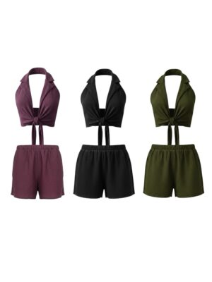 Conjunto Halter Anudado