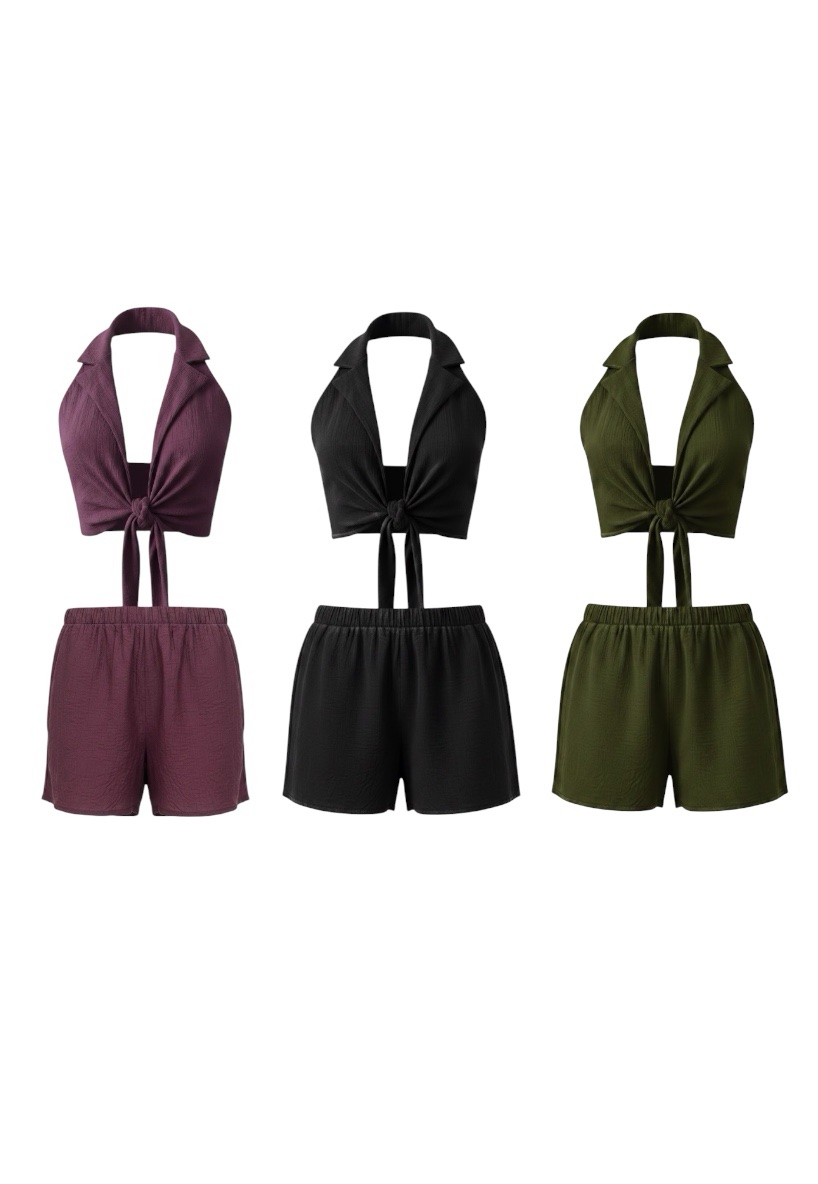 Conjunto Halter Anudado
