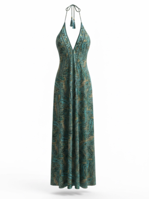 Vestido indio turquesa