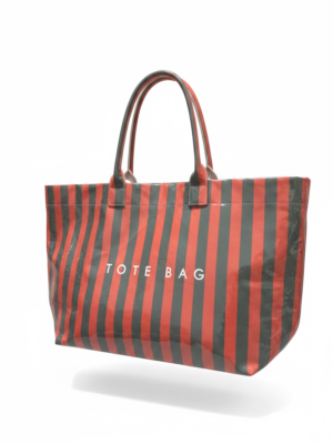 Bolso Tote Bag Naranja y Verde