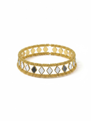 Alternative view of Collar Choker Rombos