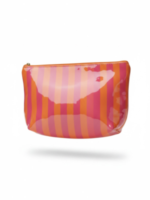 Neceser Raya Naranja y Rosa