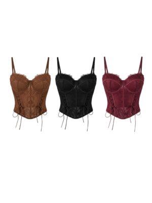 Corset Encaje Cordones