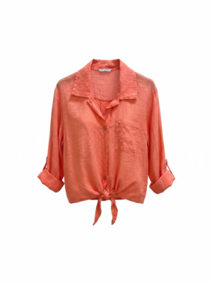 Alternative view of Camisa Lino Coral