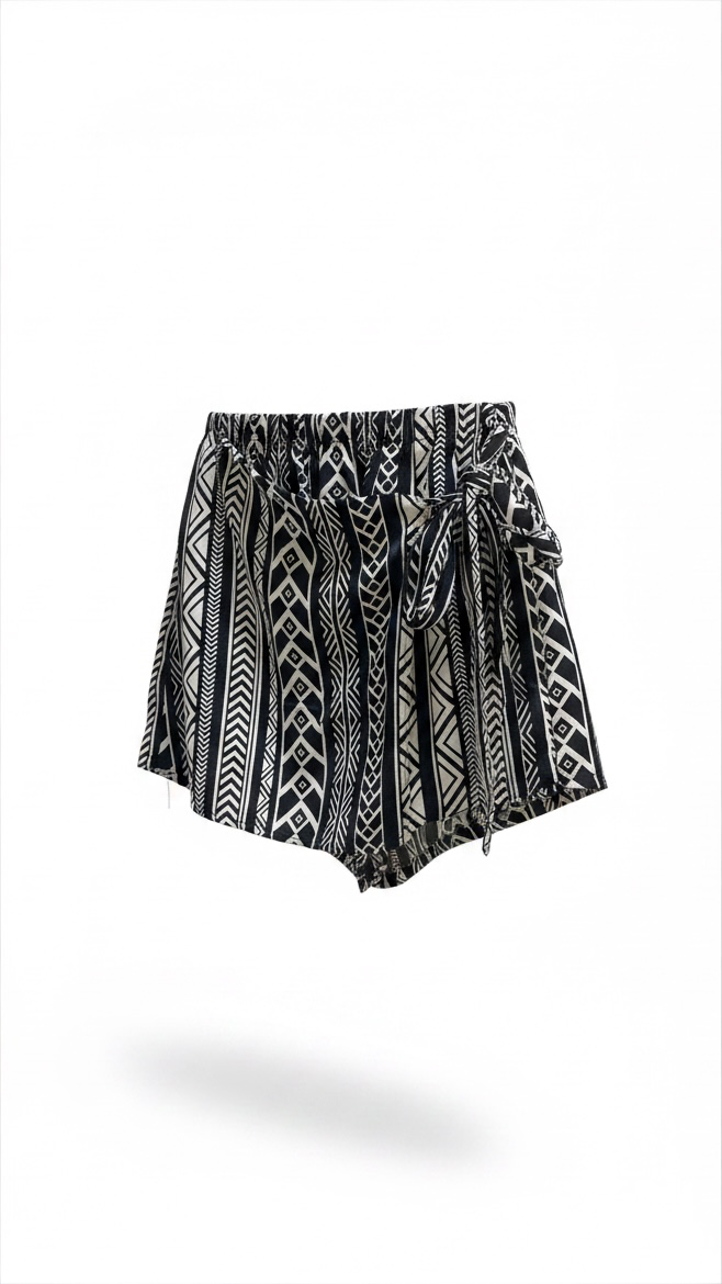 Falda/ Pantalón Estampado Tribu Negro